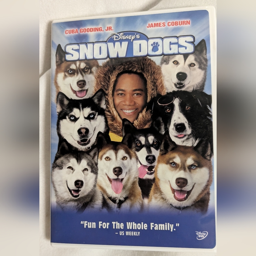 Disney's Snow Dogs DVD Cuba Gooding  James Coburn Family Comedy Fun Adventure